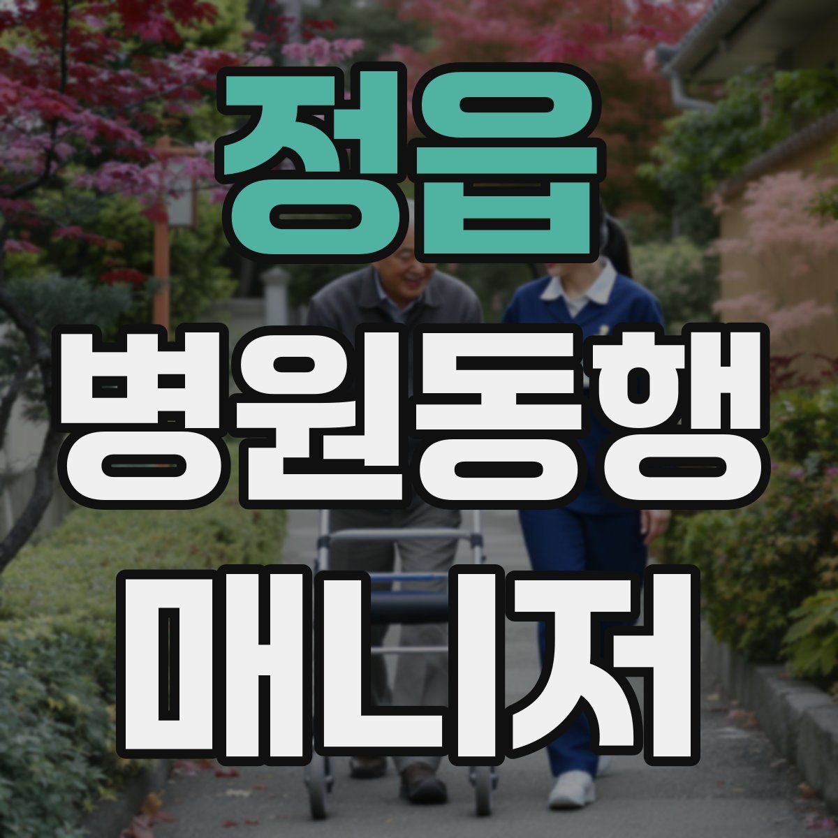 정읍 병원동행매니저 자격증