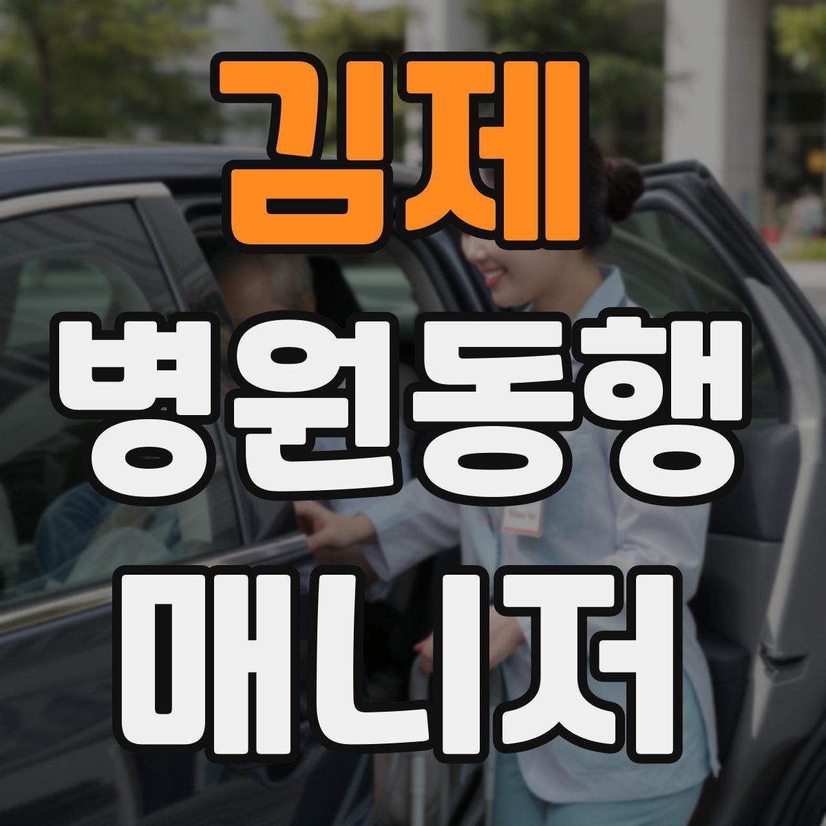 김제 병원동행매니저 자격증