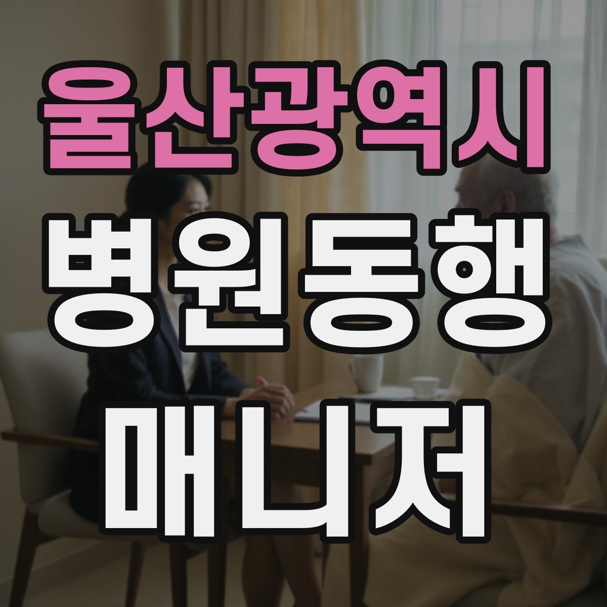 울산광역시 병원동행매니저 자격증