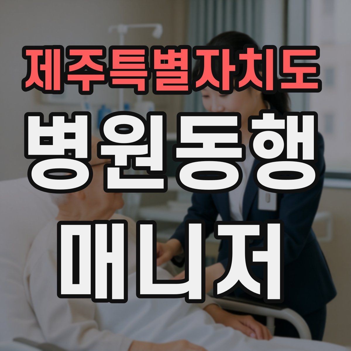 제주특별자치도 병원동행매니저 자격증 동행 중 사고 예방을 위한 기본 수칙