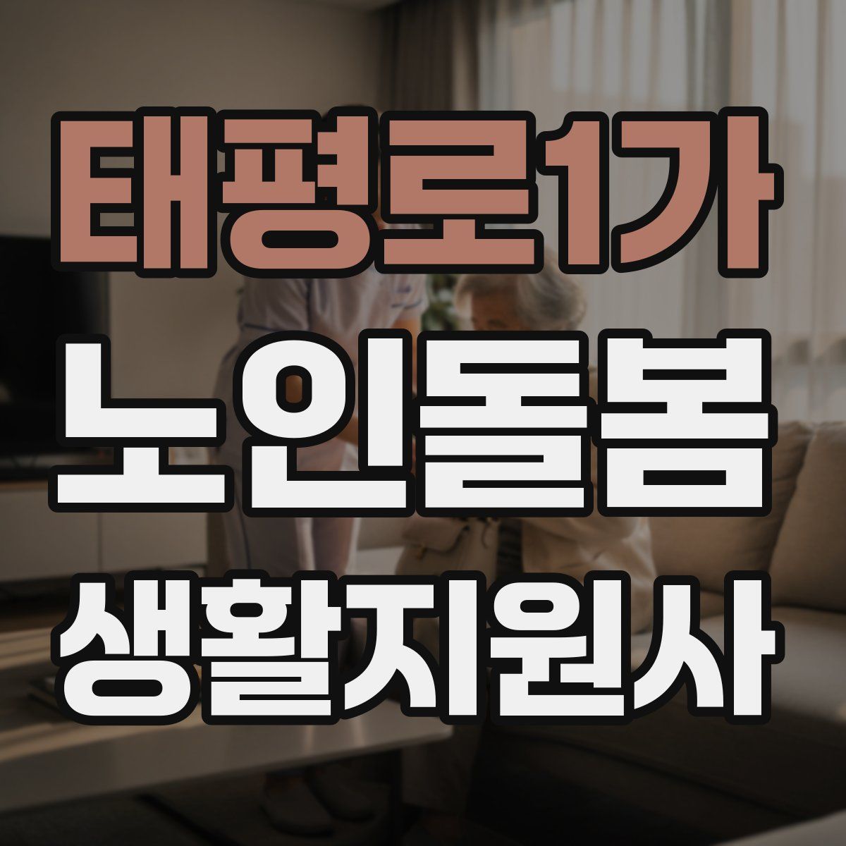 태평로1가 노인돌봄생활지원사 자격증