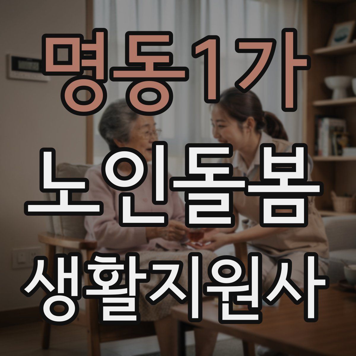 명동1가 노인돌봄생활지원사 자격증