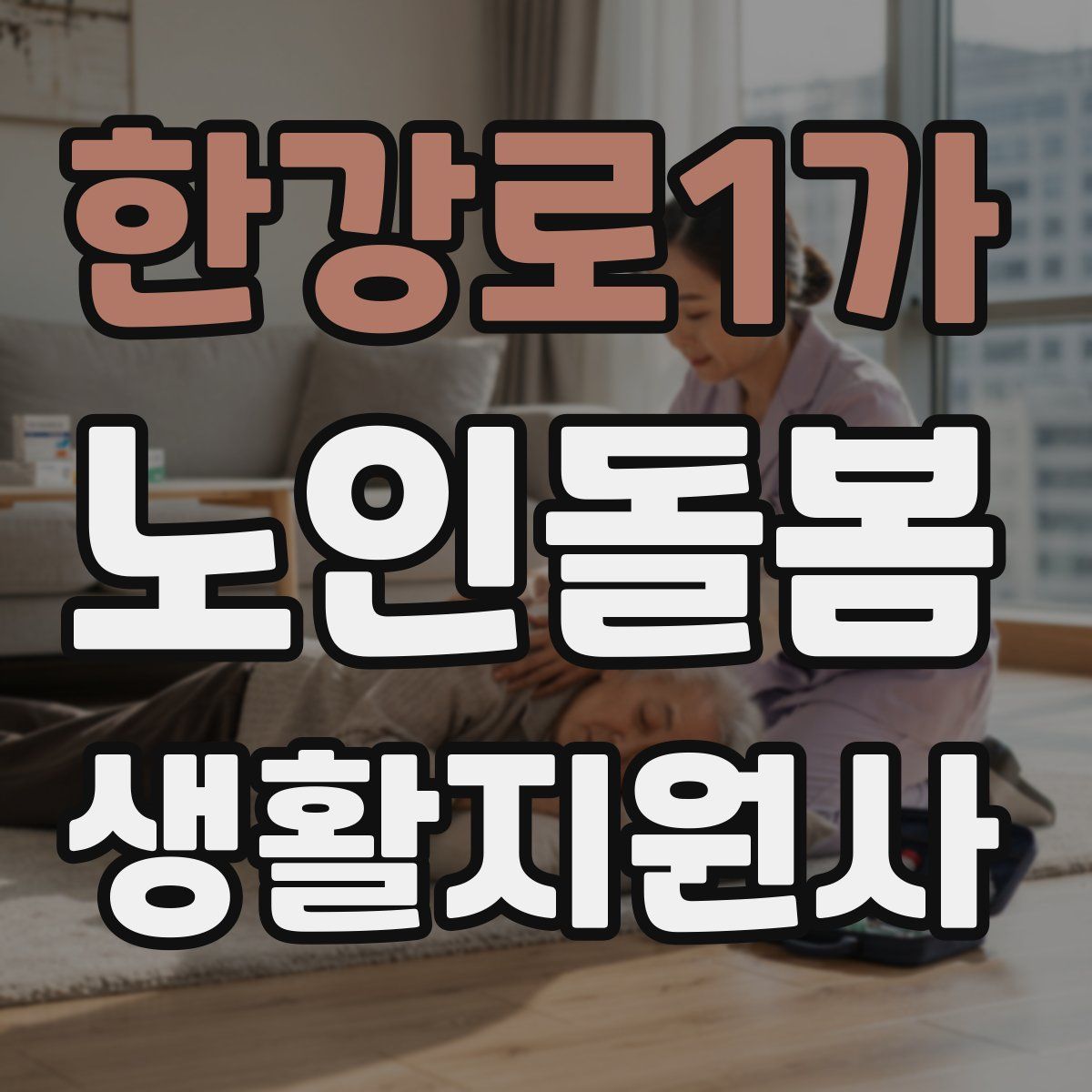 한강로1가 노인돌봄생활지원사 자격증