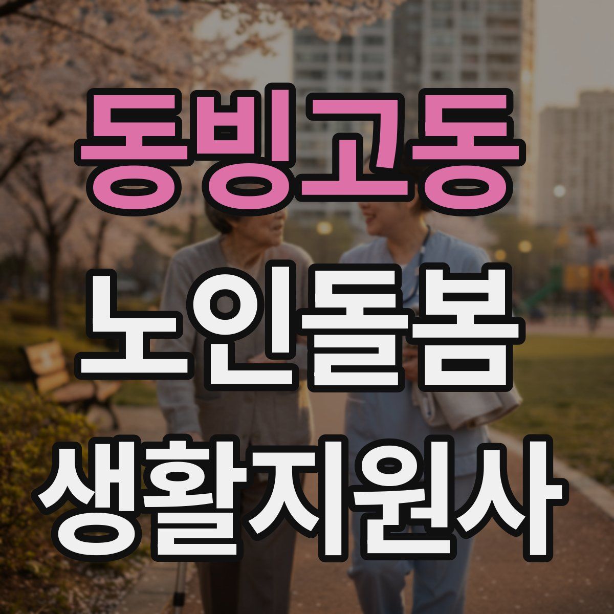 동빙고동 노인돌봄생활지원사 자격증