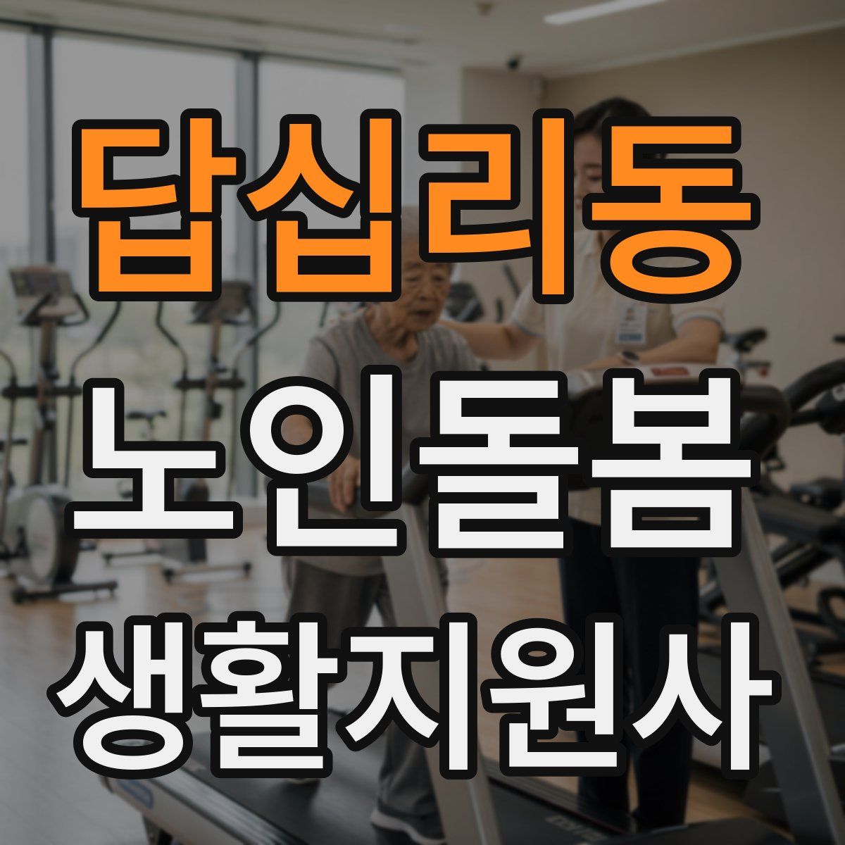 답십리동 노인돌봄생활지원사 자격증