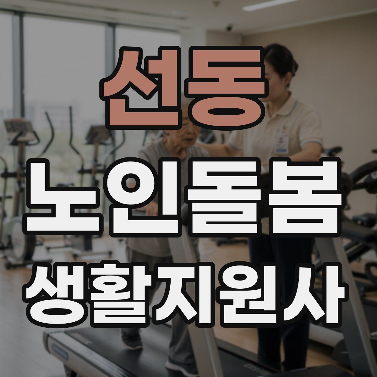 선동 노인돌봄생활지원사 자격증