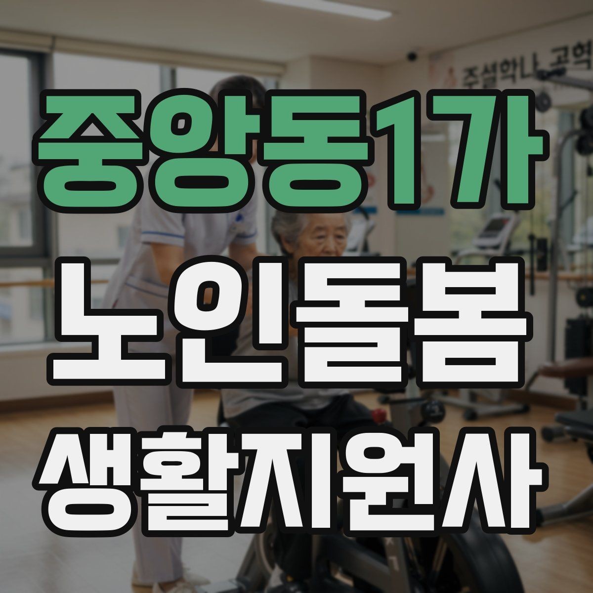 중앙동1가 노인돌봄생활지원사 자격증 교육 과정 선택 시 비교 포인트