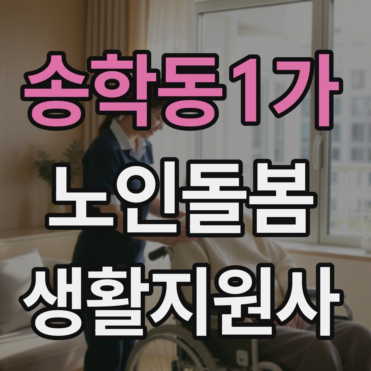 송학동1가 노인돌봄생활지원사 자격증