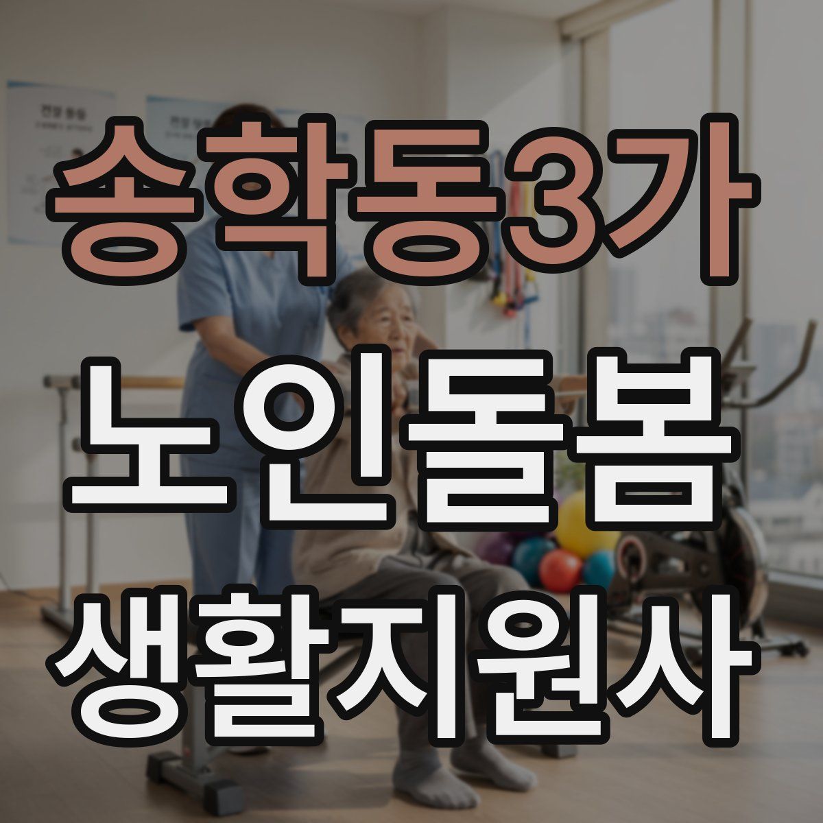 송학동3가 노인돌봄생활지원사 자격증
