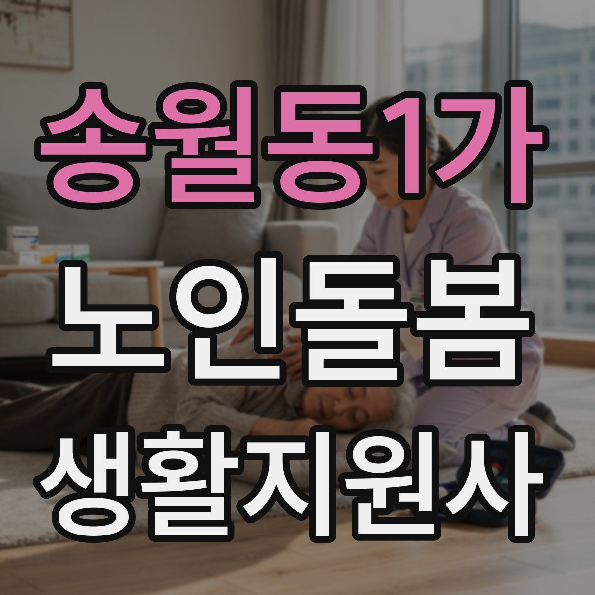 송월동1가 노인돌봄생활지원사 자격증