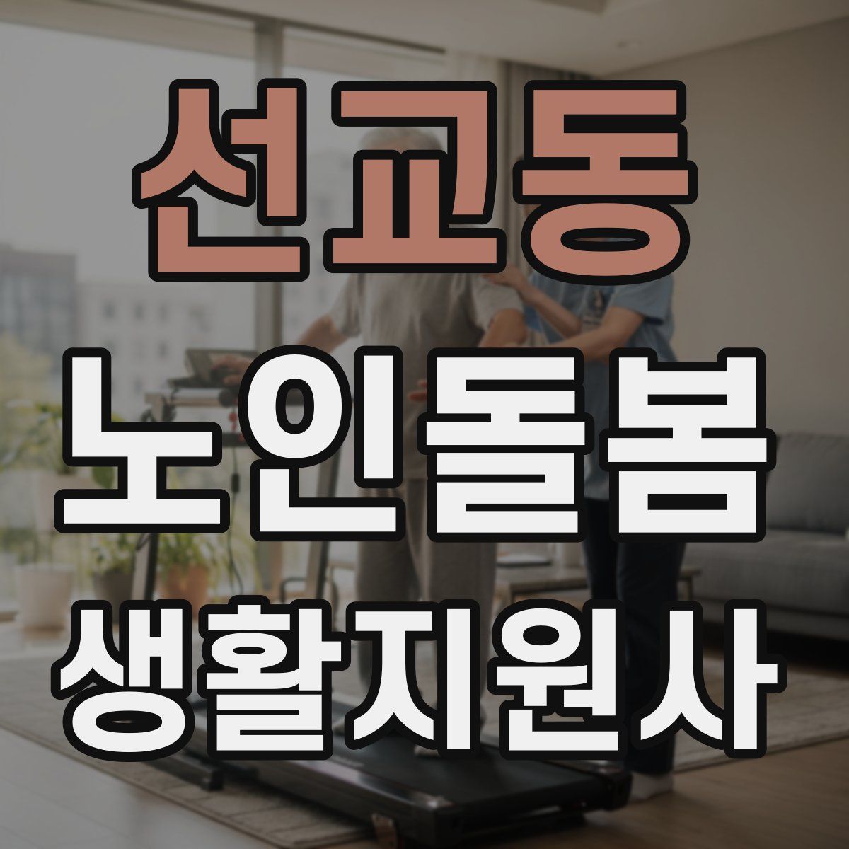 선교동 노인돌봄생활지원사 자격증