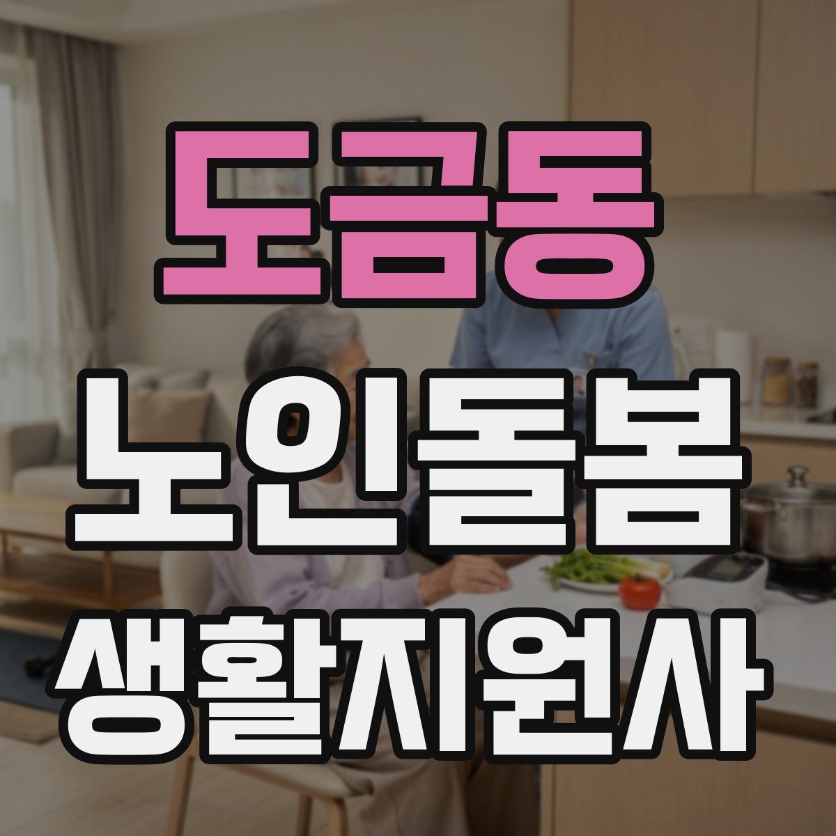 도금동 노인돌봄생활지원사 자격증