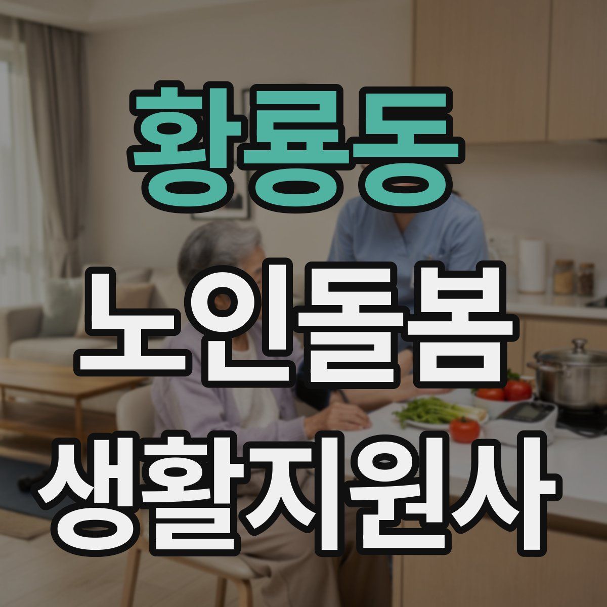 황룡동 노인돌봄생활지원사 자격증