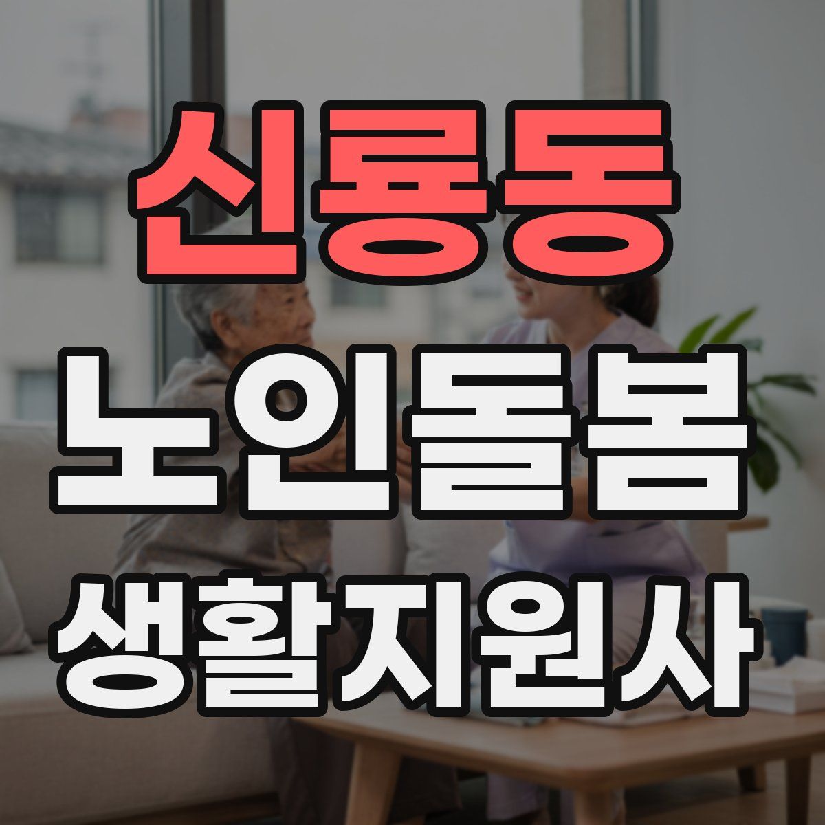 신룡동 노인돌봄생활지원사 자격증