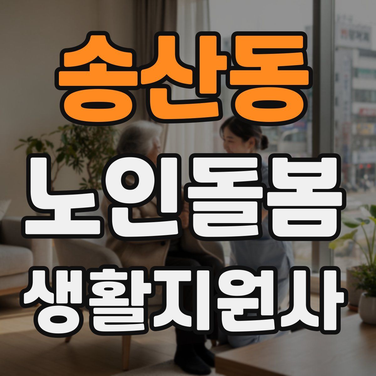 송산동 노인돌봄생활지원사 자격증