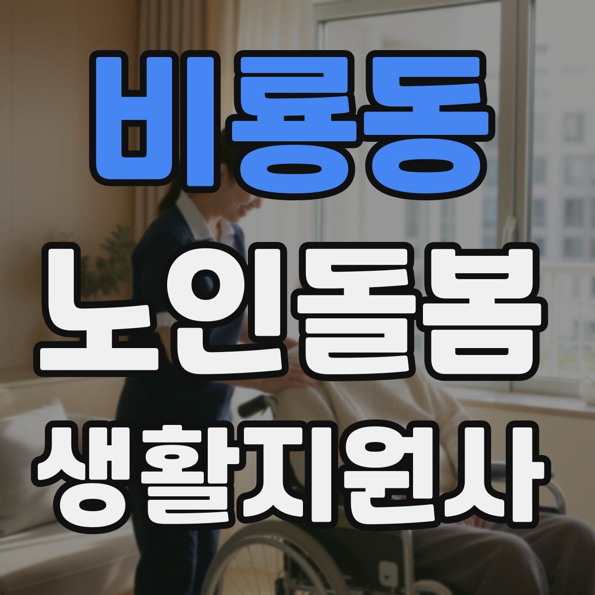비룡동 노인돌봄생활지원사 자격증