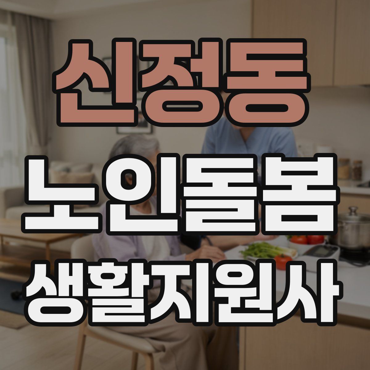 신정동 노인돌봄생활지원사 자격증