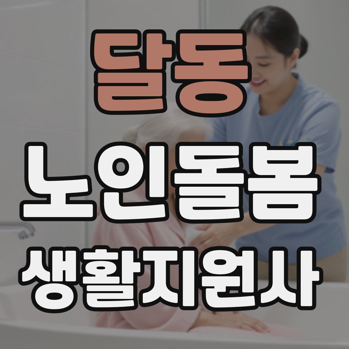 달동 노인돌봄생활지원사 자격증