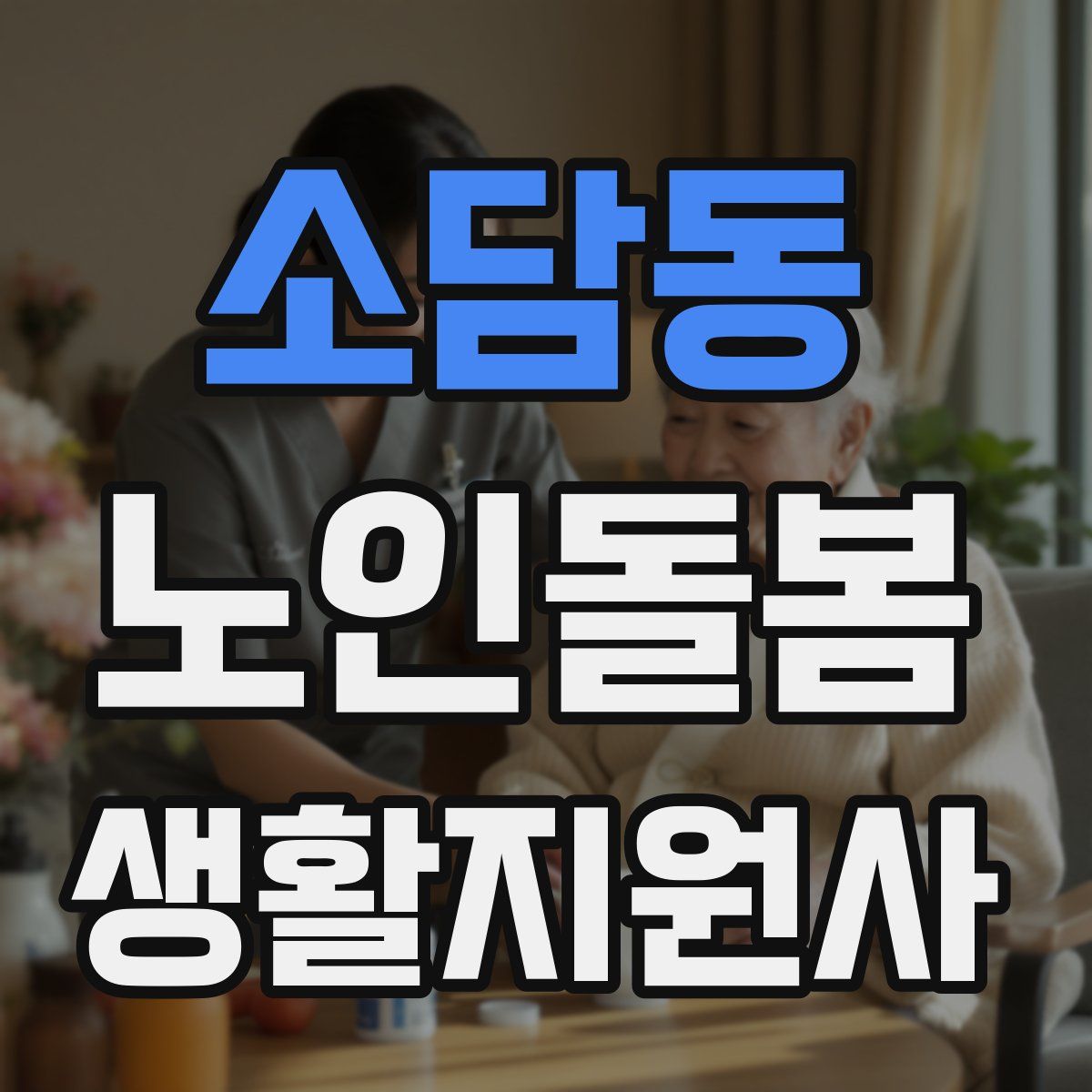 소담동 노인돌봄생활지원사 자격증