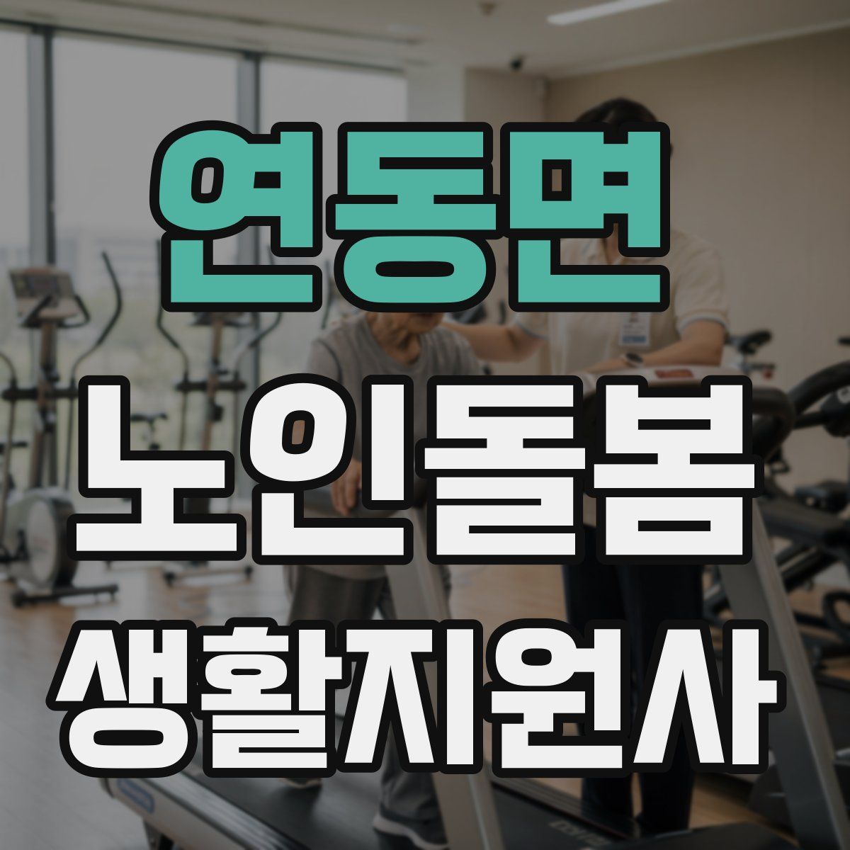 연동면 노인돌봄생활지원사 자격증