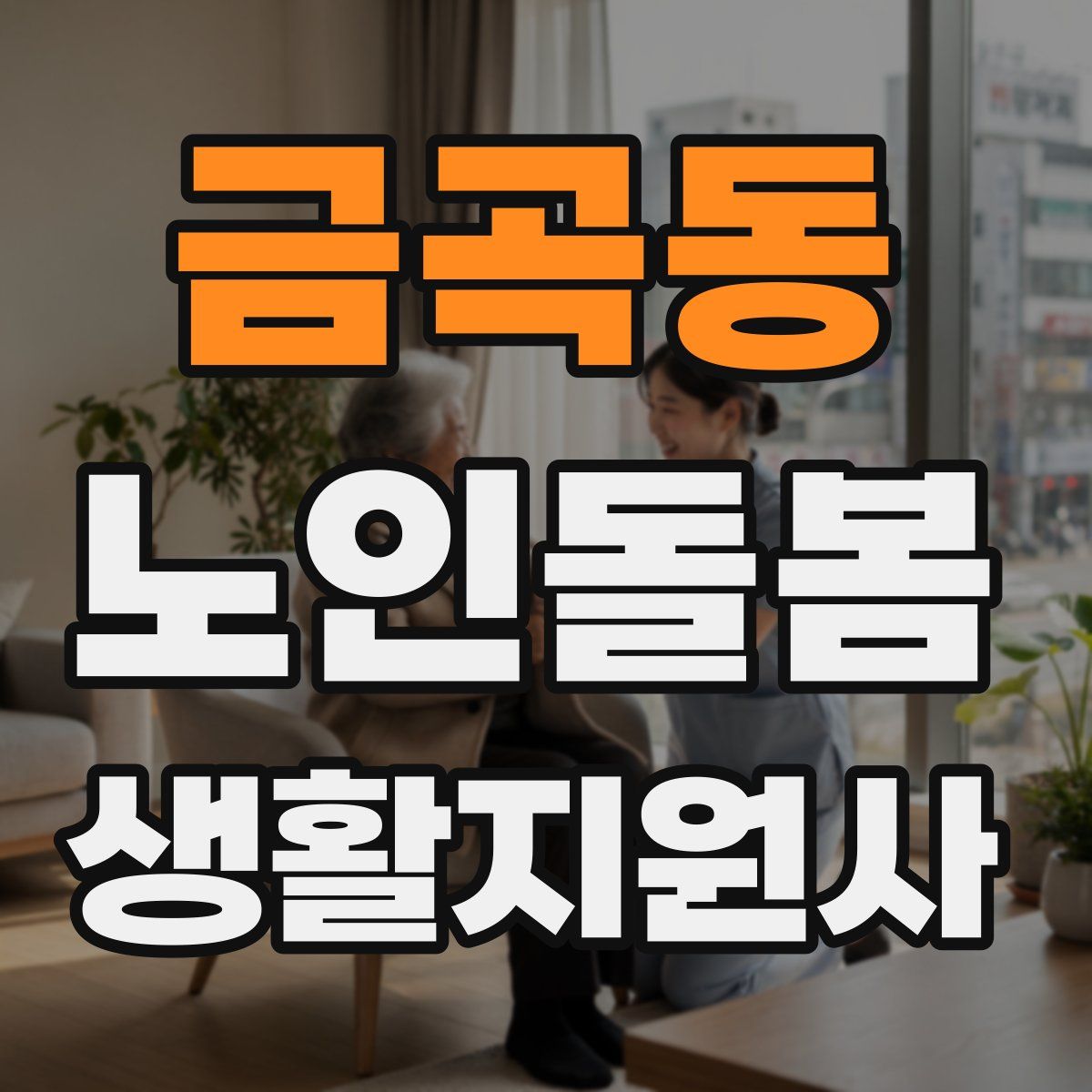 금곡동 노인돌봄생활지원사 자격증