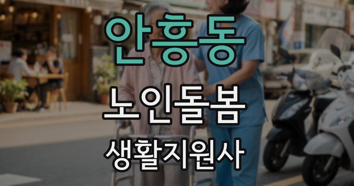 안흥동 노인돌봄생활지원사 자격증