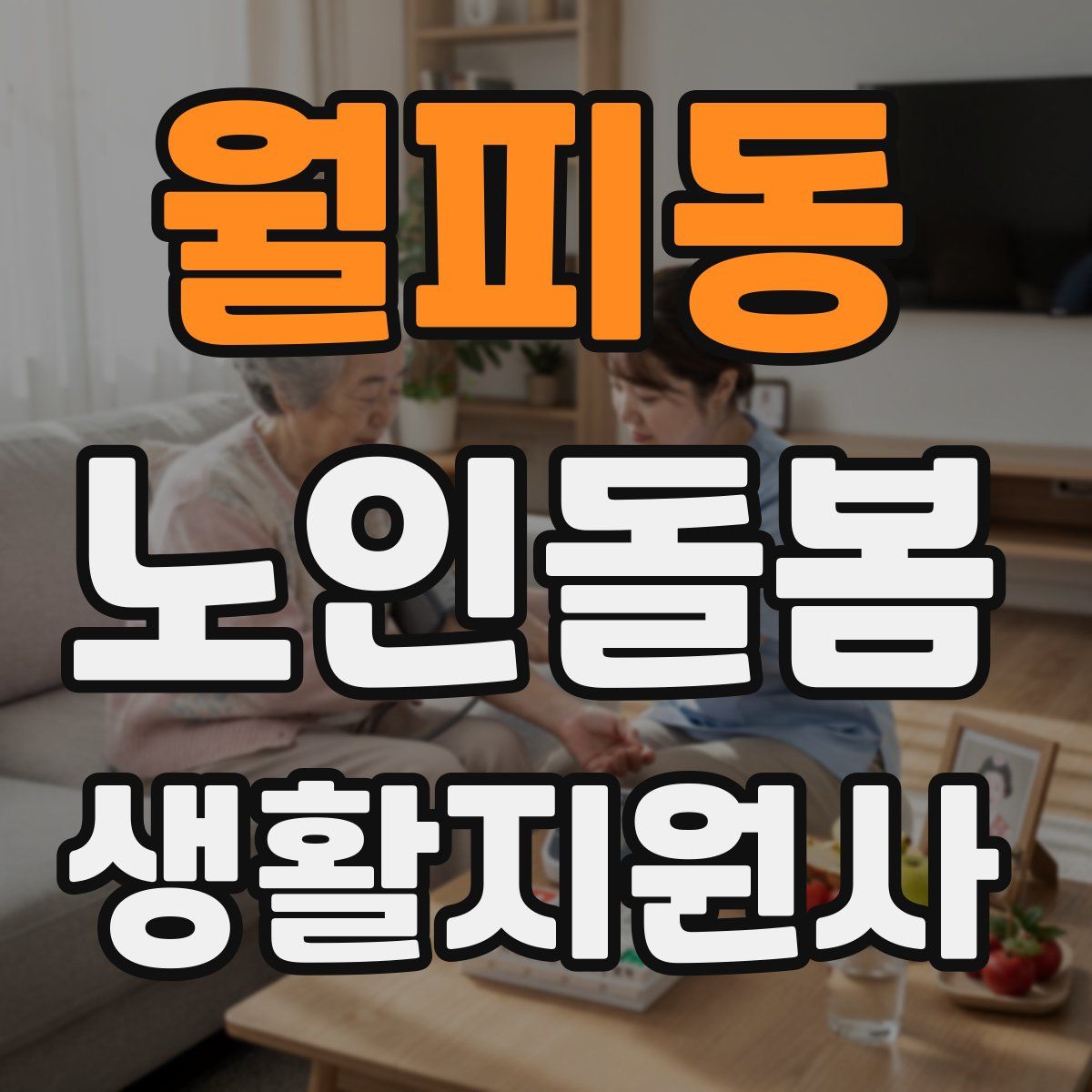 월피동 노인돌봄생활지원사 자격증