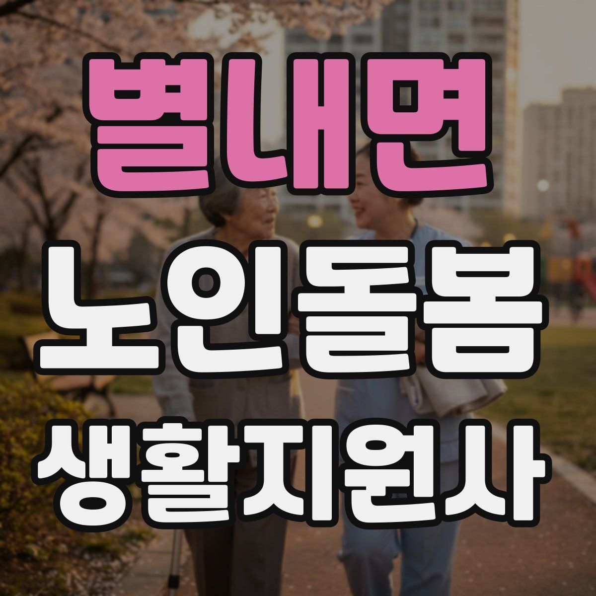별내면 노인돌봄생활지원사 자격증