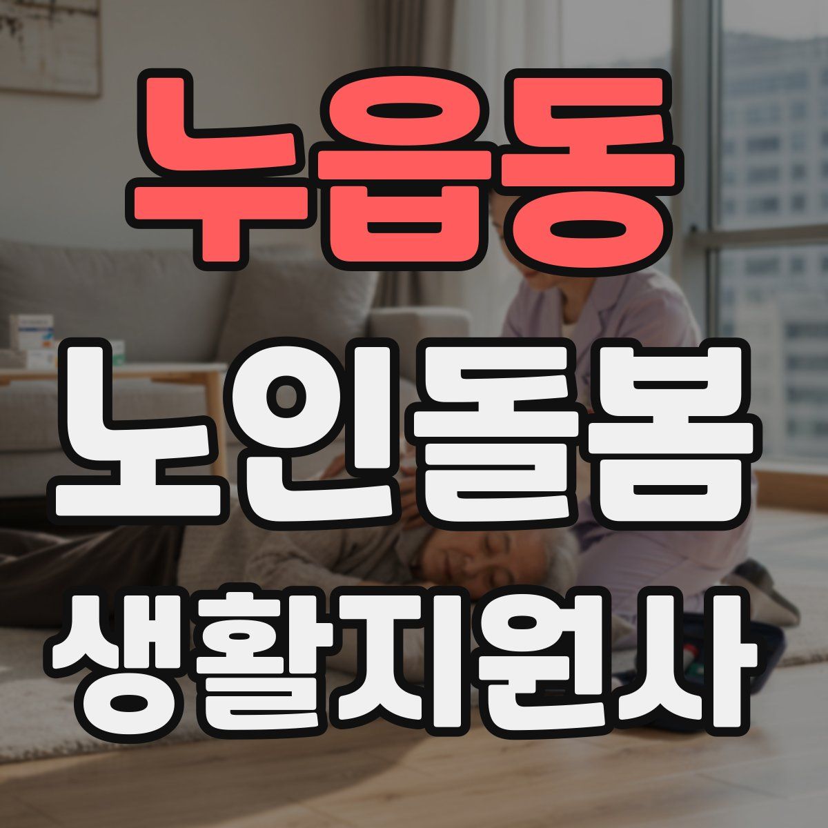 누읍동 노인돌봄생활지원사 자격증