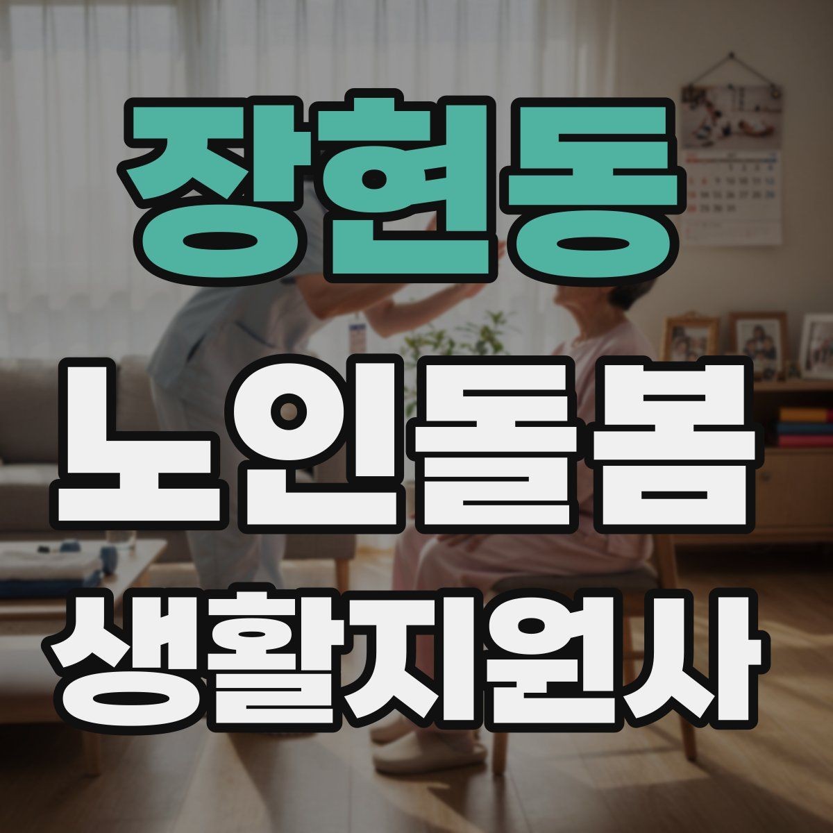 장현동 노인돌봄생활지원사 자격증 나에게 맞는 활동 스타일 찾기