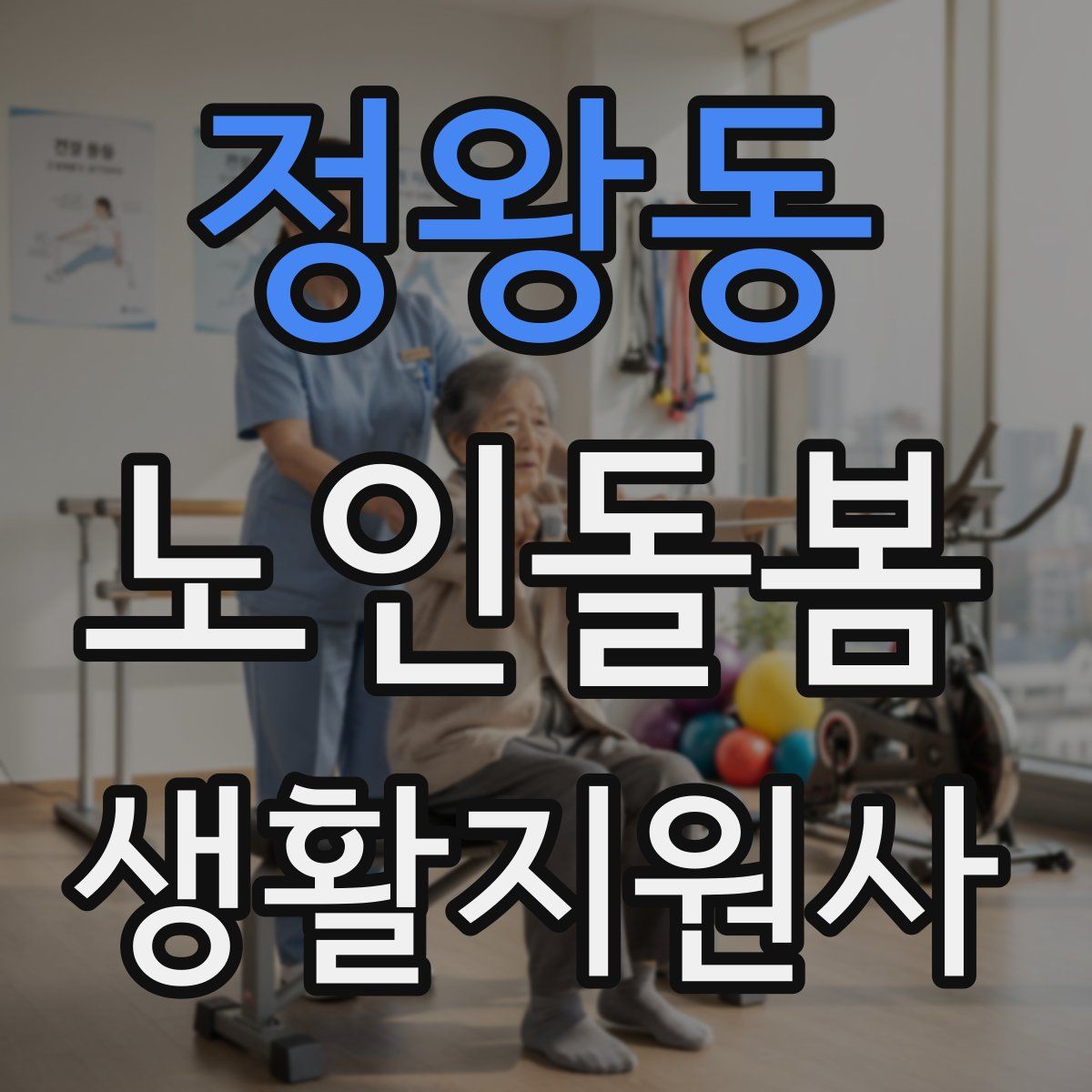 정왕동 노인돌봄생활지원사 자격증