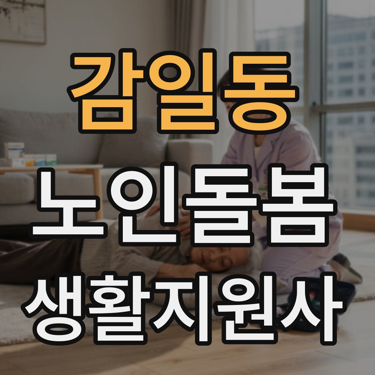 감일동 노인돌봄생활지원사 자격증