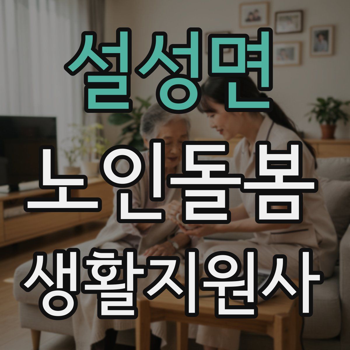 설성면 노인돌봄생활지원사 자격증