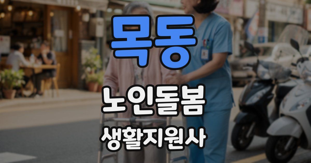 목동 노인돌봄생활지원사 자격증