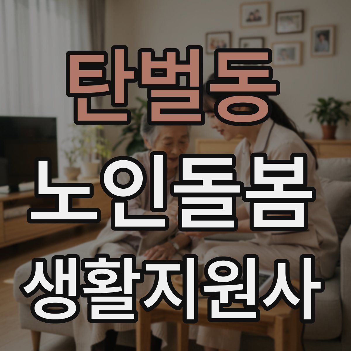 탄벌동 노인돌봄생활지원사 자격증