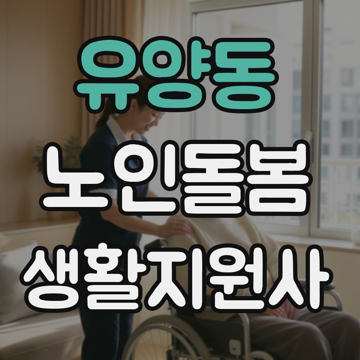 유양동 노인돌봄생활지원사 자격증