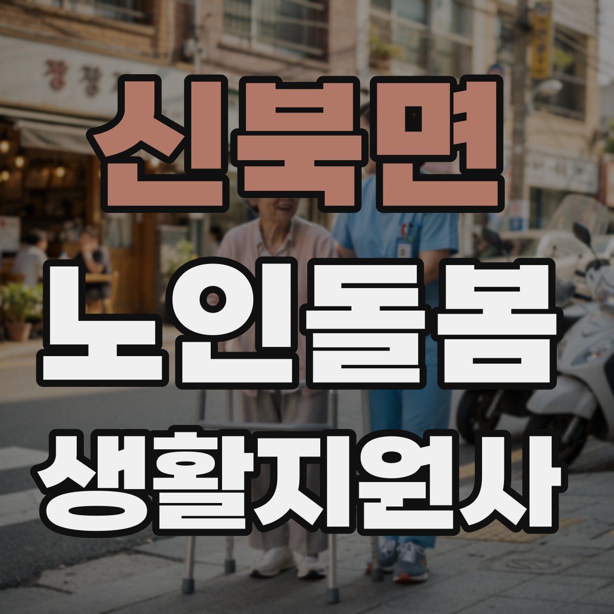 신북면 노인돌봄생활지원사 자격증