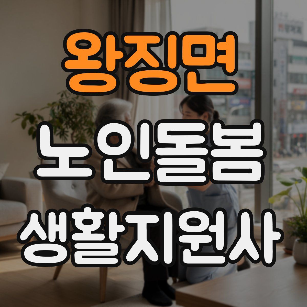 왕징면 노인돌봄생활지원사 자격증