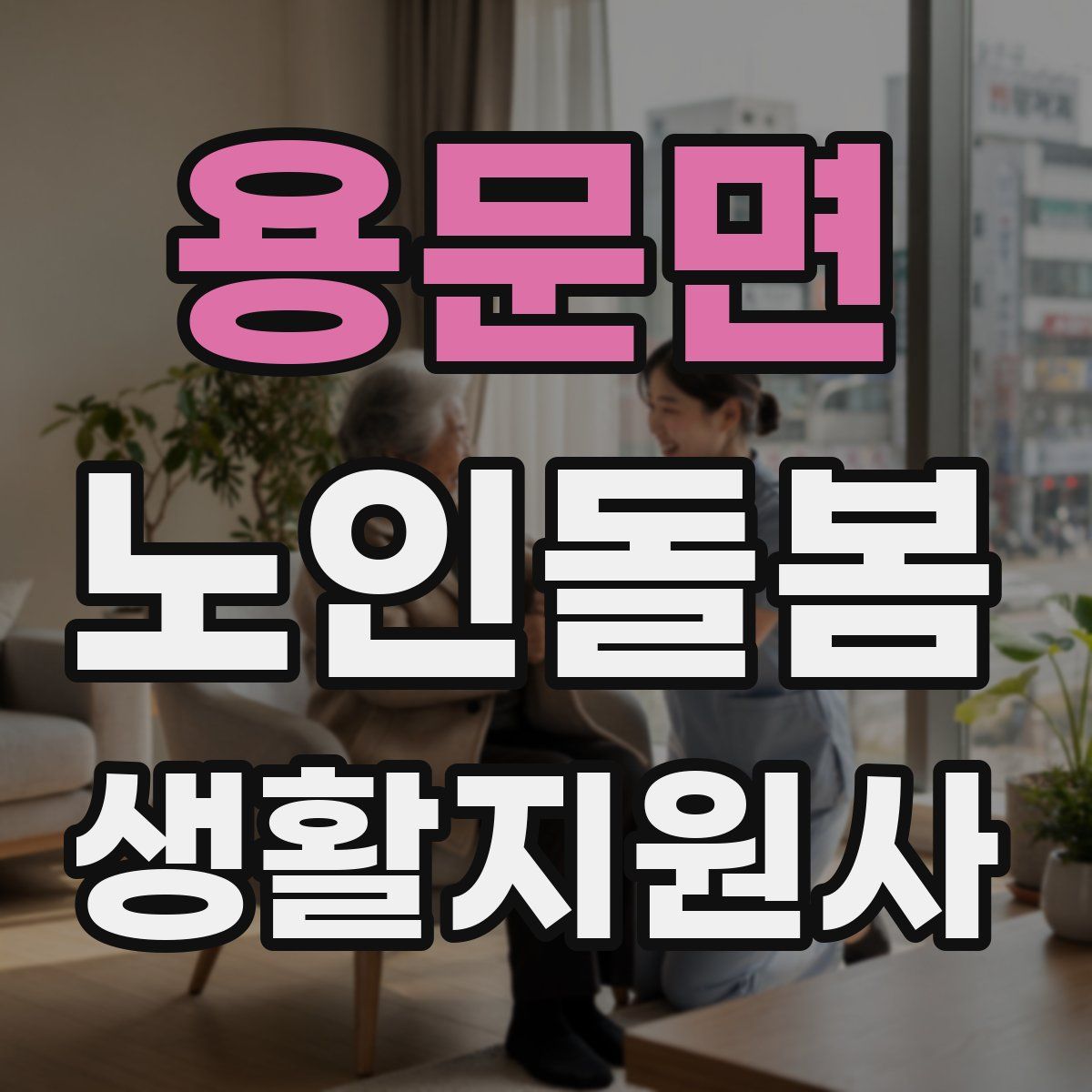 용문면 노인돌봄생활지원사 자격증