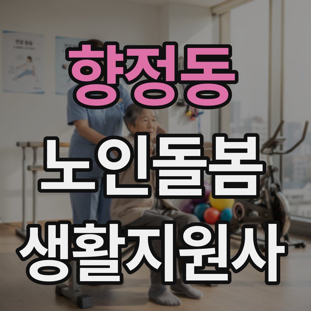 향정동 노인돌봄생활지원사 자격증