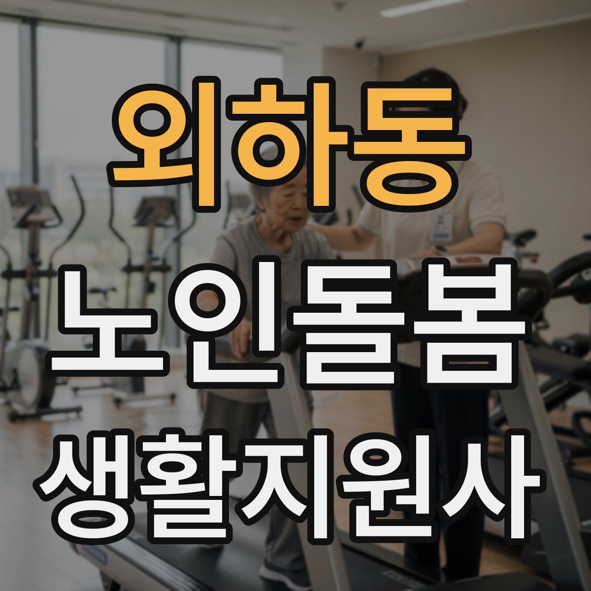 외하동 노인돌봄생활지원사 자격증