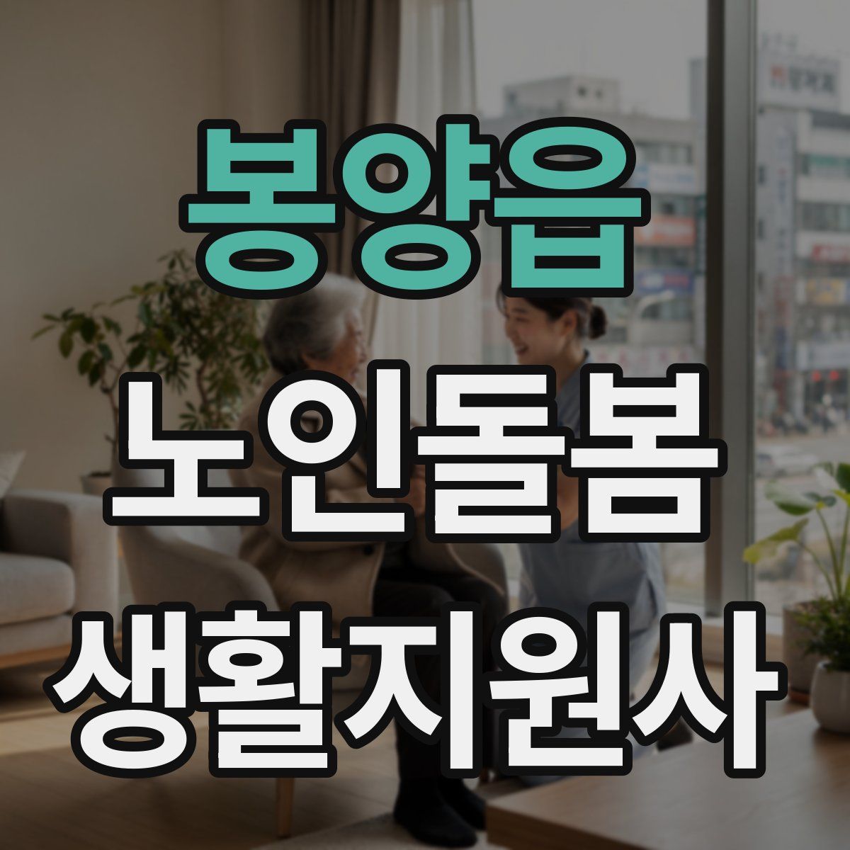 봉양읍 노인돌봄생활지원사 자격증