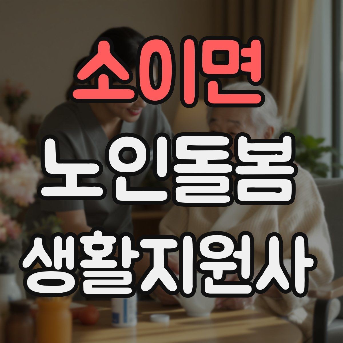 소이면 노인돌봄생활지원사 자격증 관심이 늘어난 이유와 배경