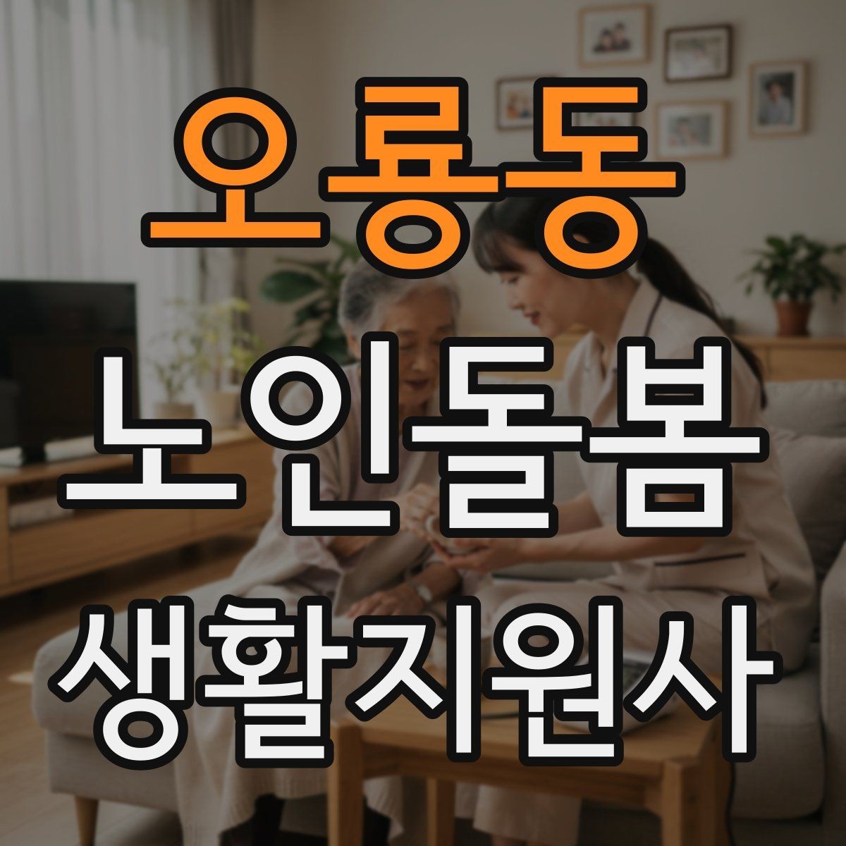 오룡동 노인돌봄생활지원사 자격증 방문 기록을 남길 때 주의할 표현