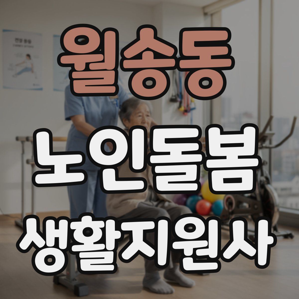 월송동 노인돌봄생활지원사 자격증