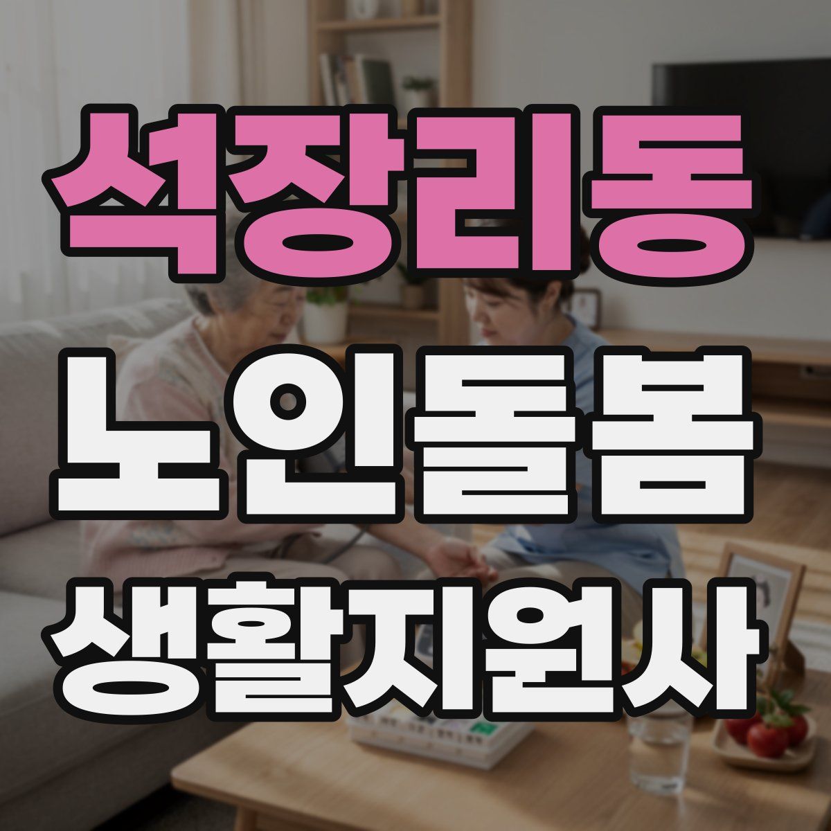 석장리동 노인돌봄생활지원사 자격증
