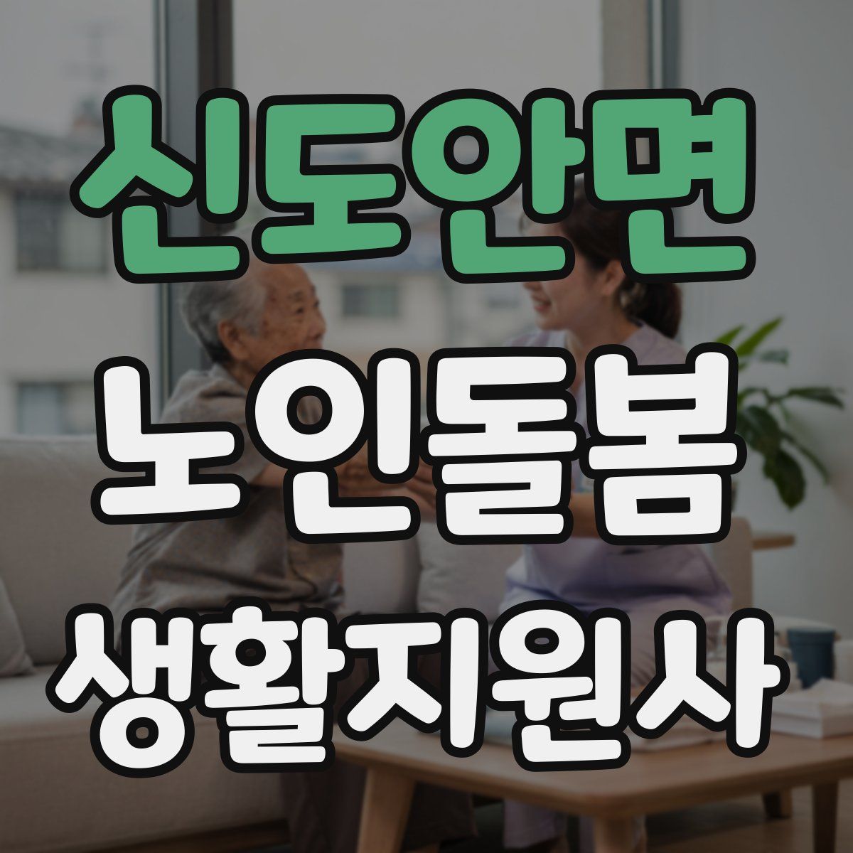 신도안면 노인돌봄생활지원사 자격증