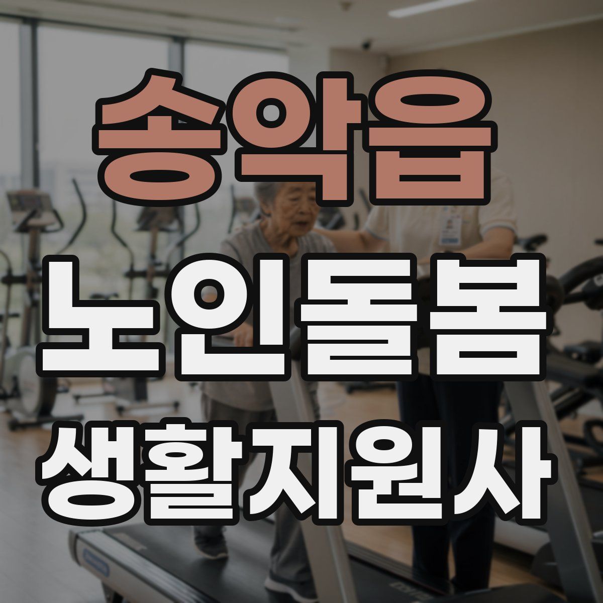 송악읍 노인돌봄생활지원사 자격증