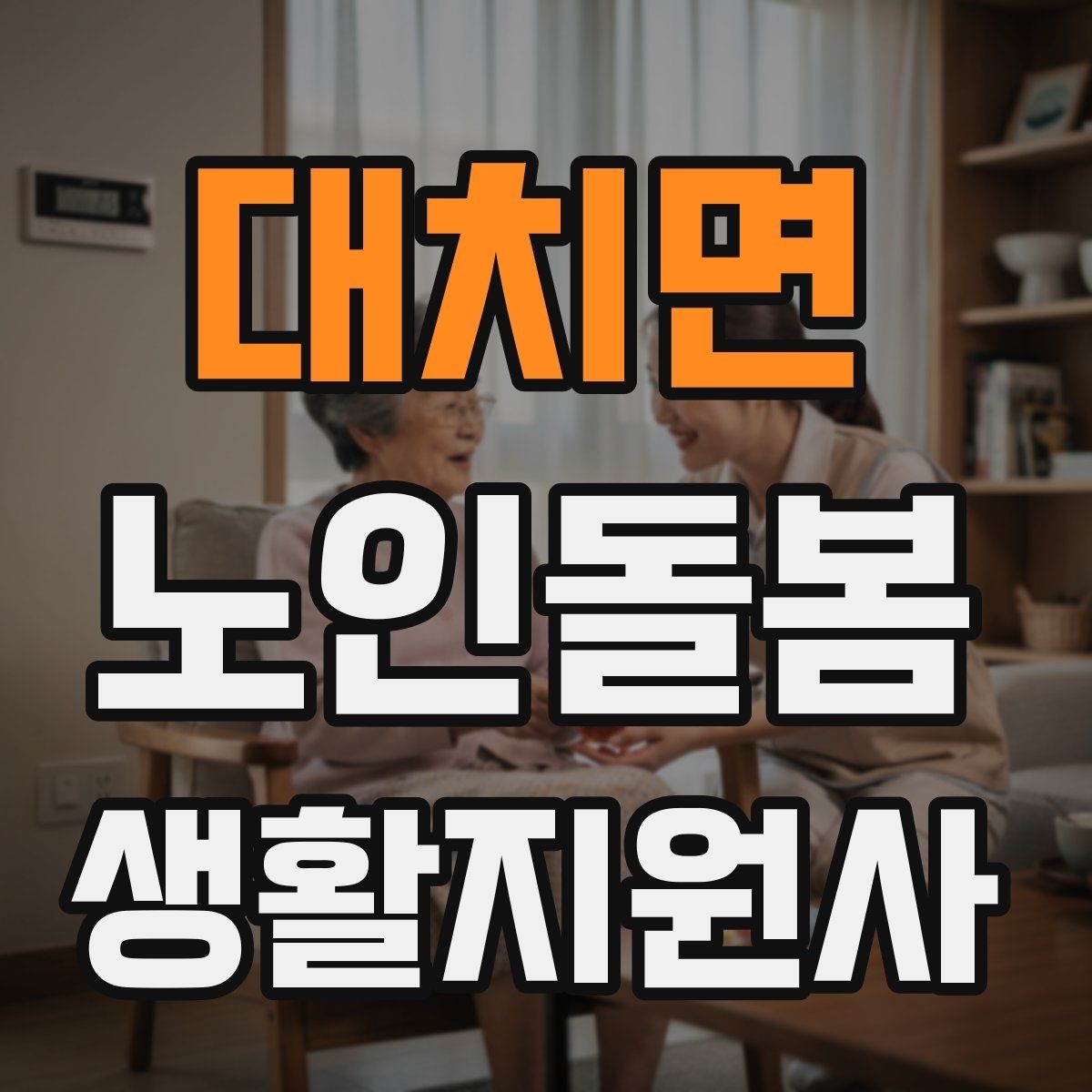 대치면 노인돌봄생활지원사 자격증 복약 정보를 확인하는 방법 정리