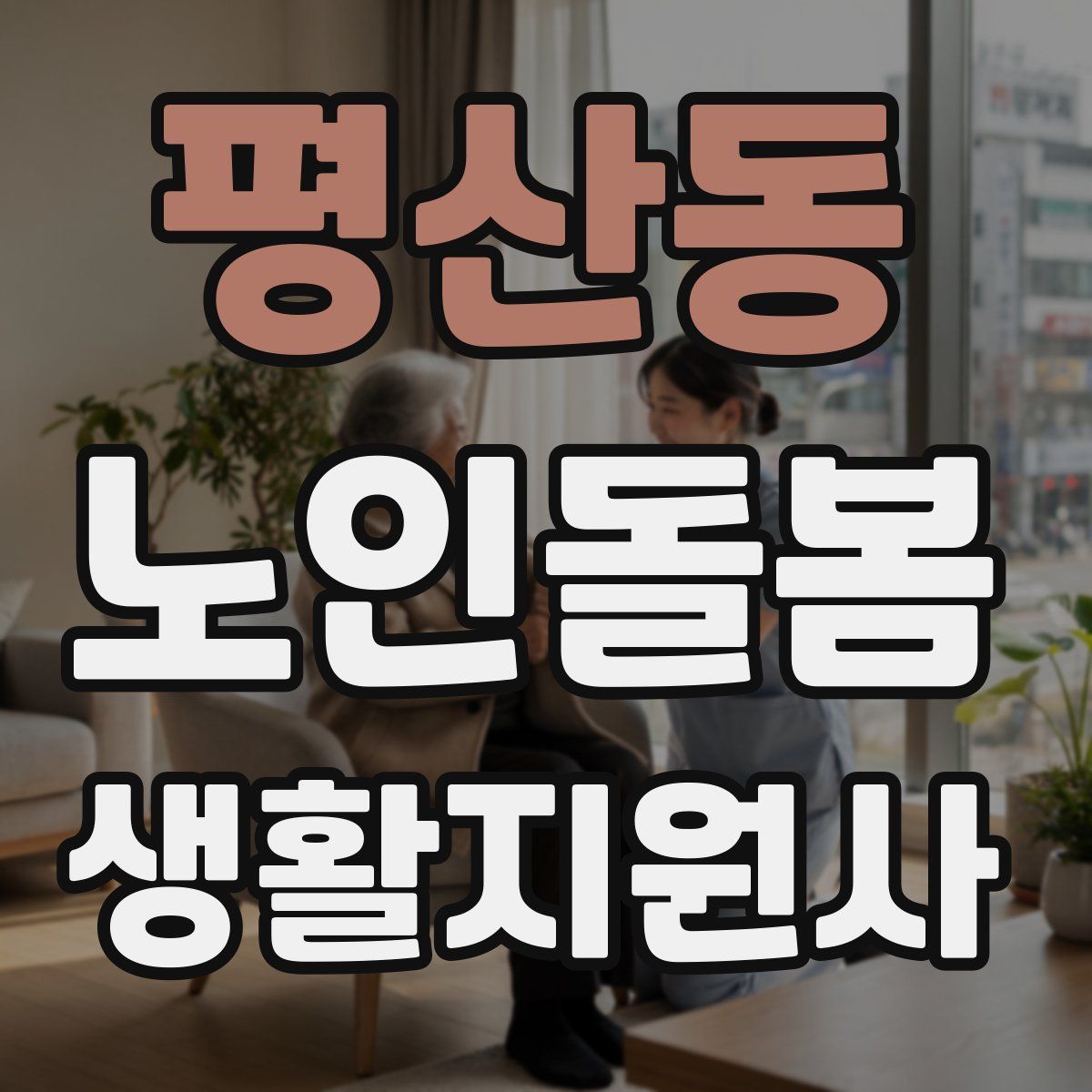 평산동 노인돌봄생활지원사 자격증